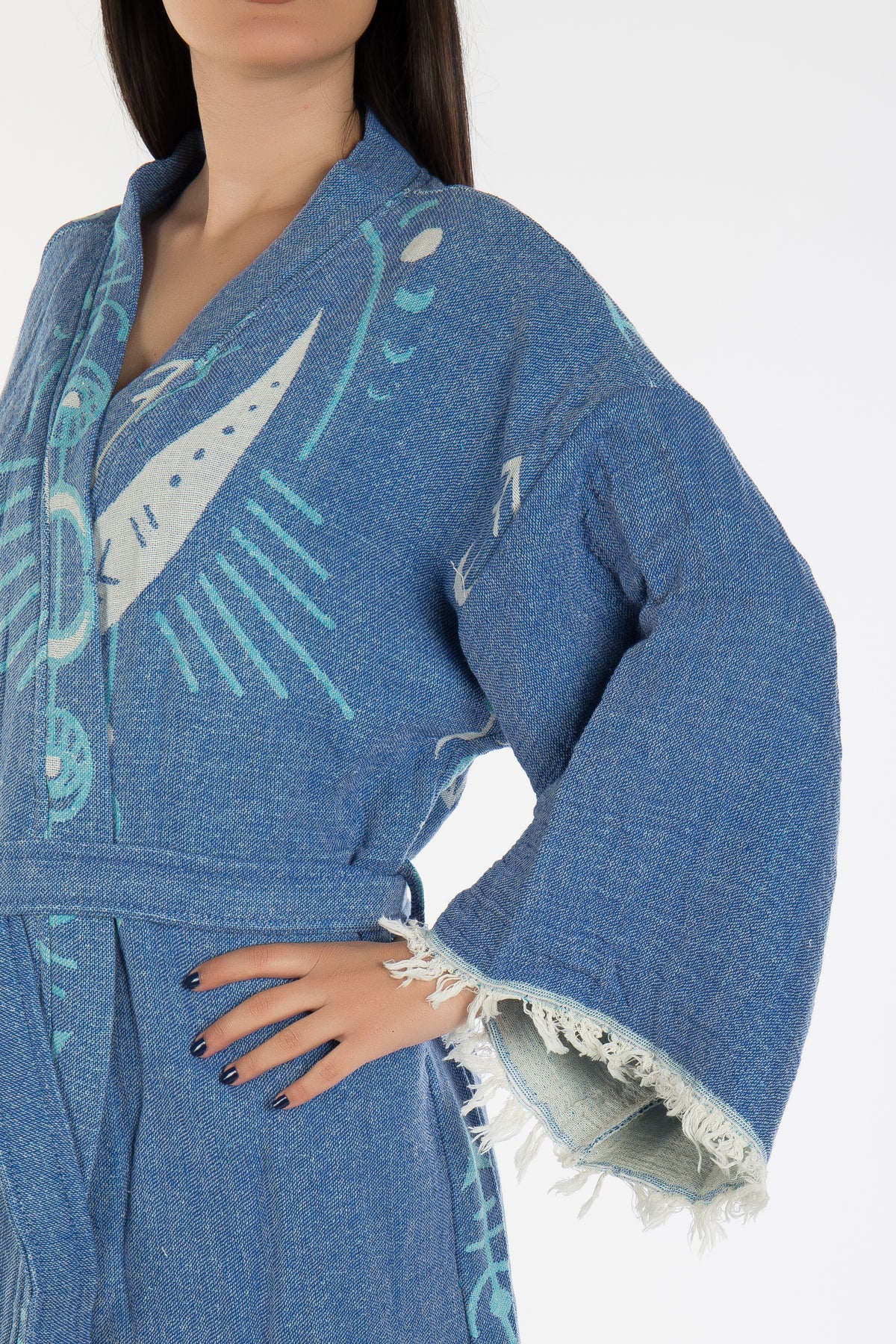 Luna - Blue Moon Handmade Kimono