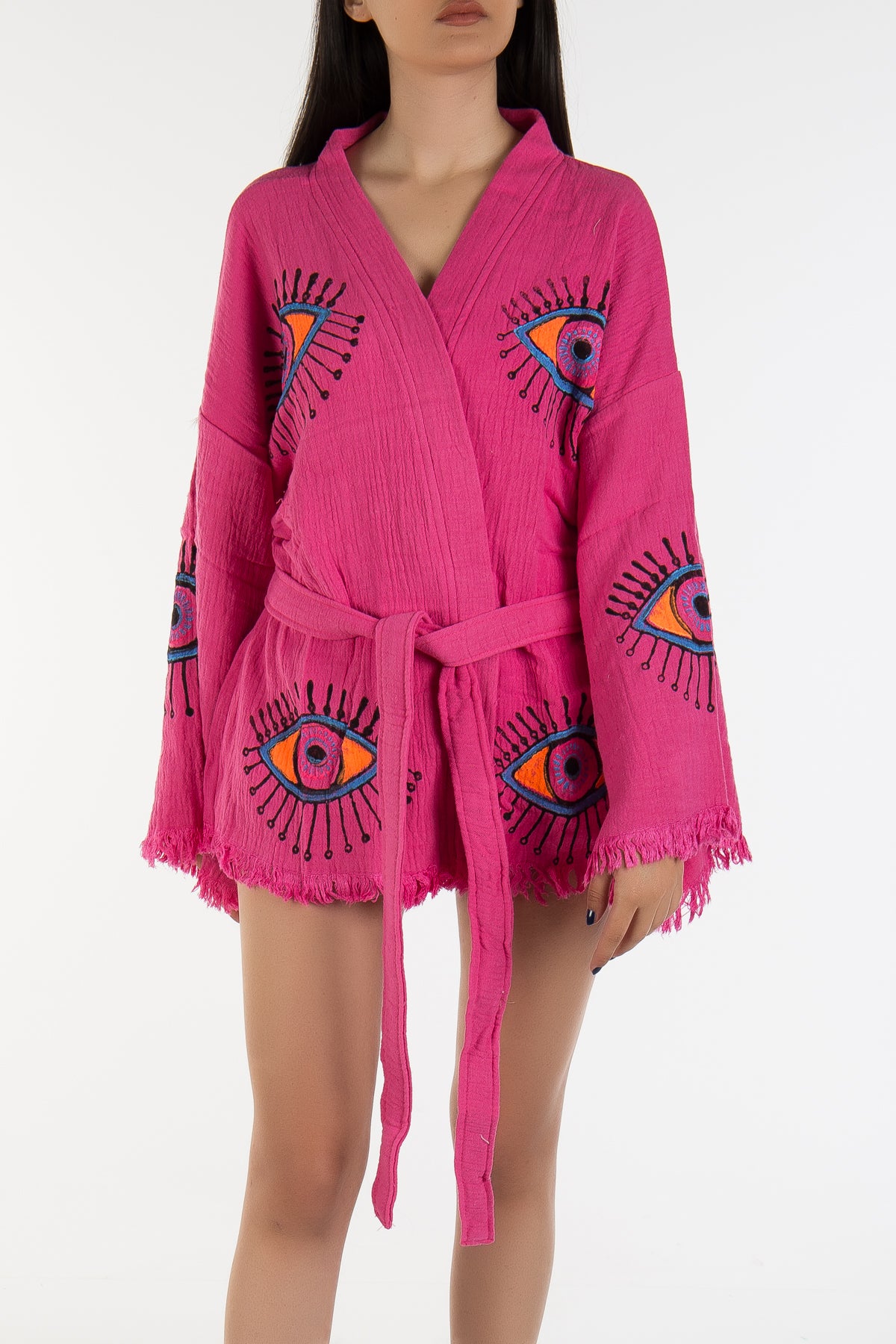 Sereia - Fuchsia Handmade Little Kimono