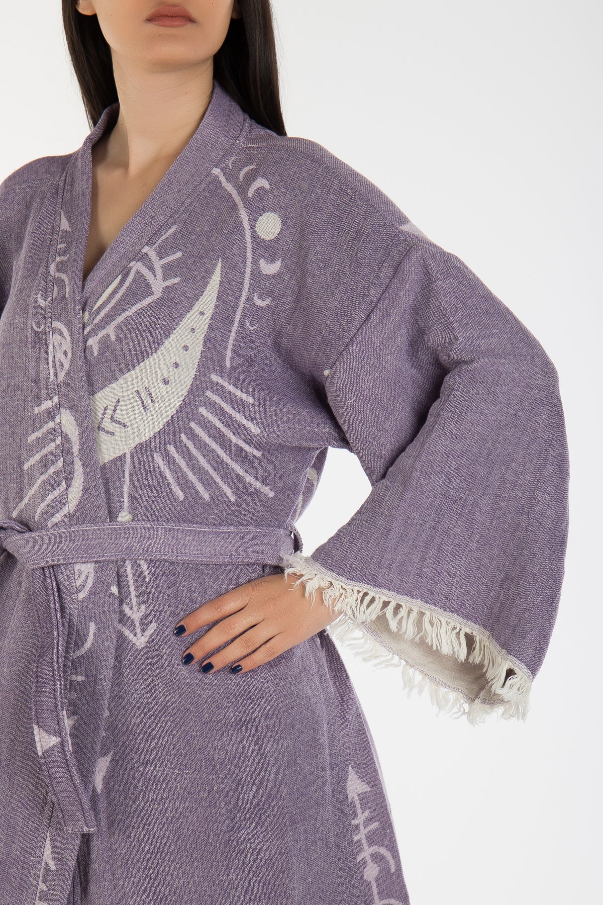 Aria - Purple Moon Handmade Kimono