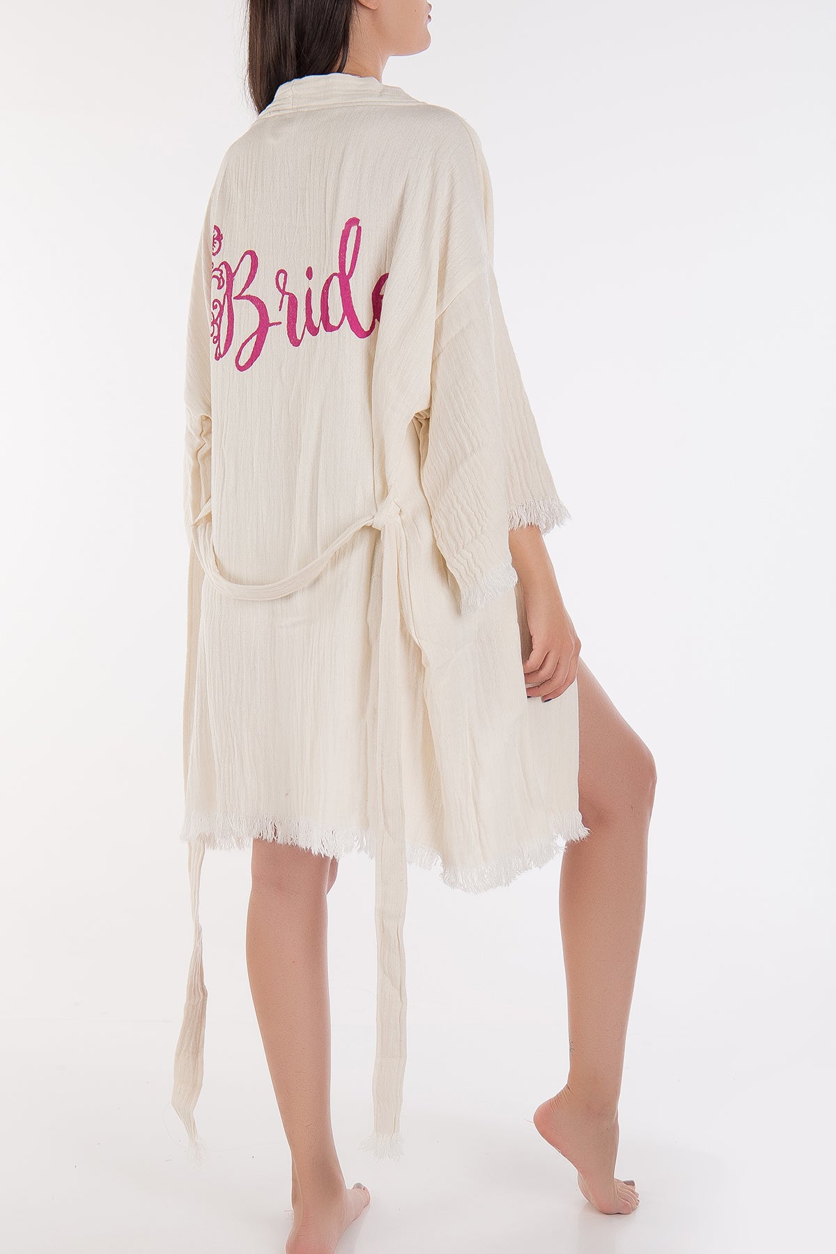 Thalassa - Pink Bride Handmade Short Kimono