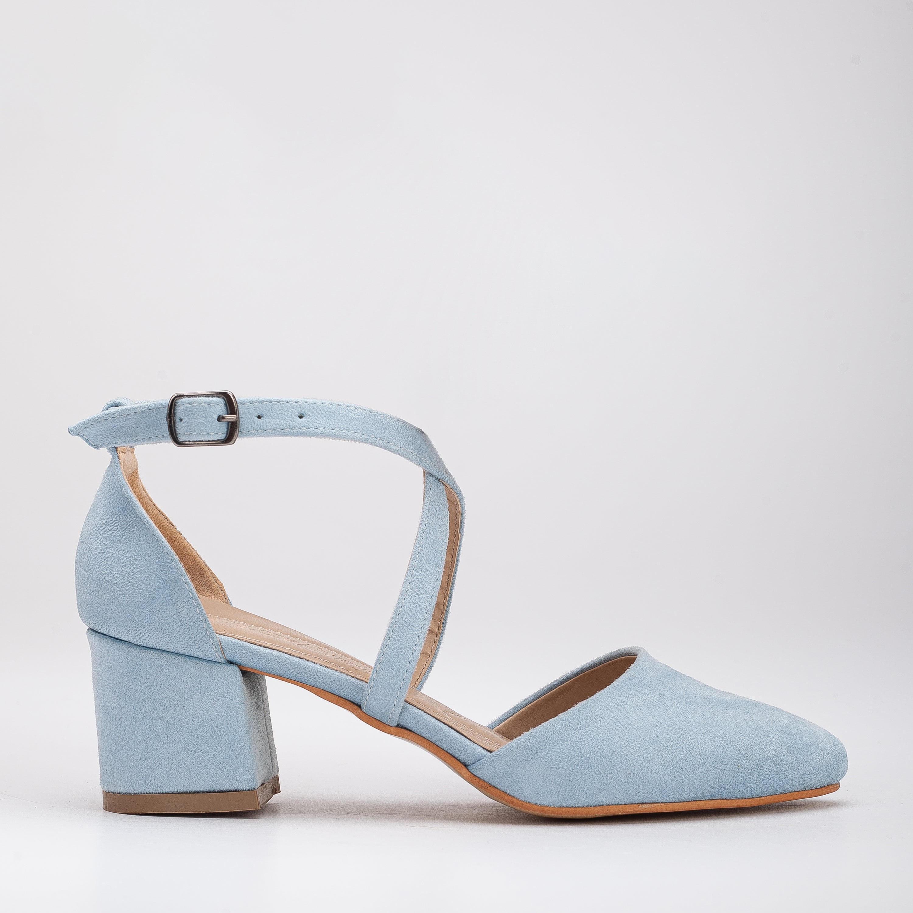 Blue Criss Cross Heels, Blue Suede Shoes, Dusty Blue Shoes, Something Blue, Blue Bridal Heels