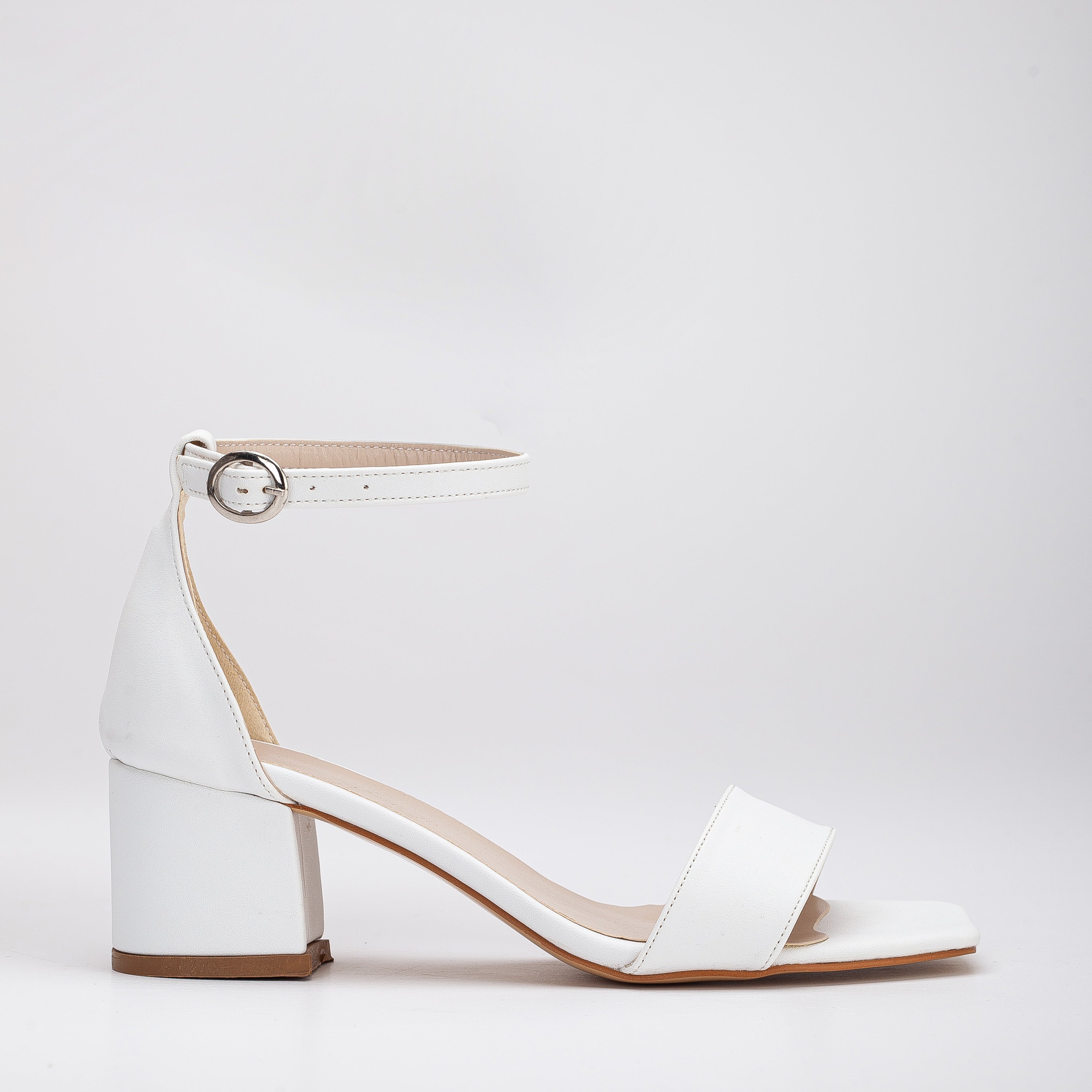 White Wedding Shoes, White Block Heels, White Open Toe Heels, White Sandals, Wedding Heels, Bridal Shoes, Low Heels