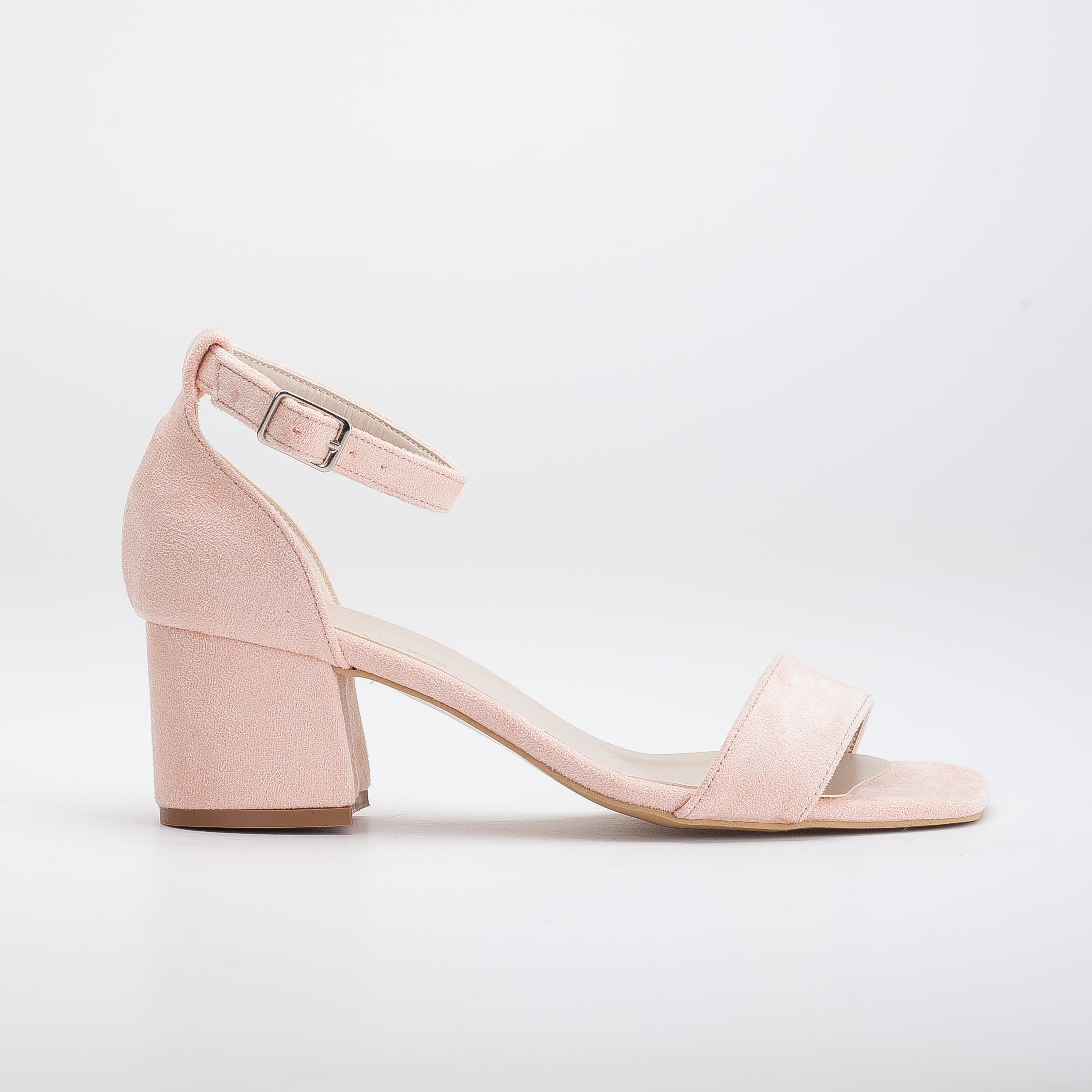 Iva - Coral Suede Sandals