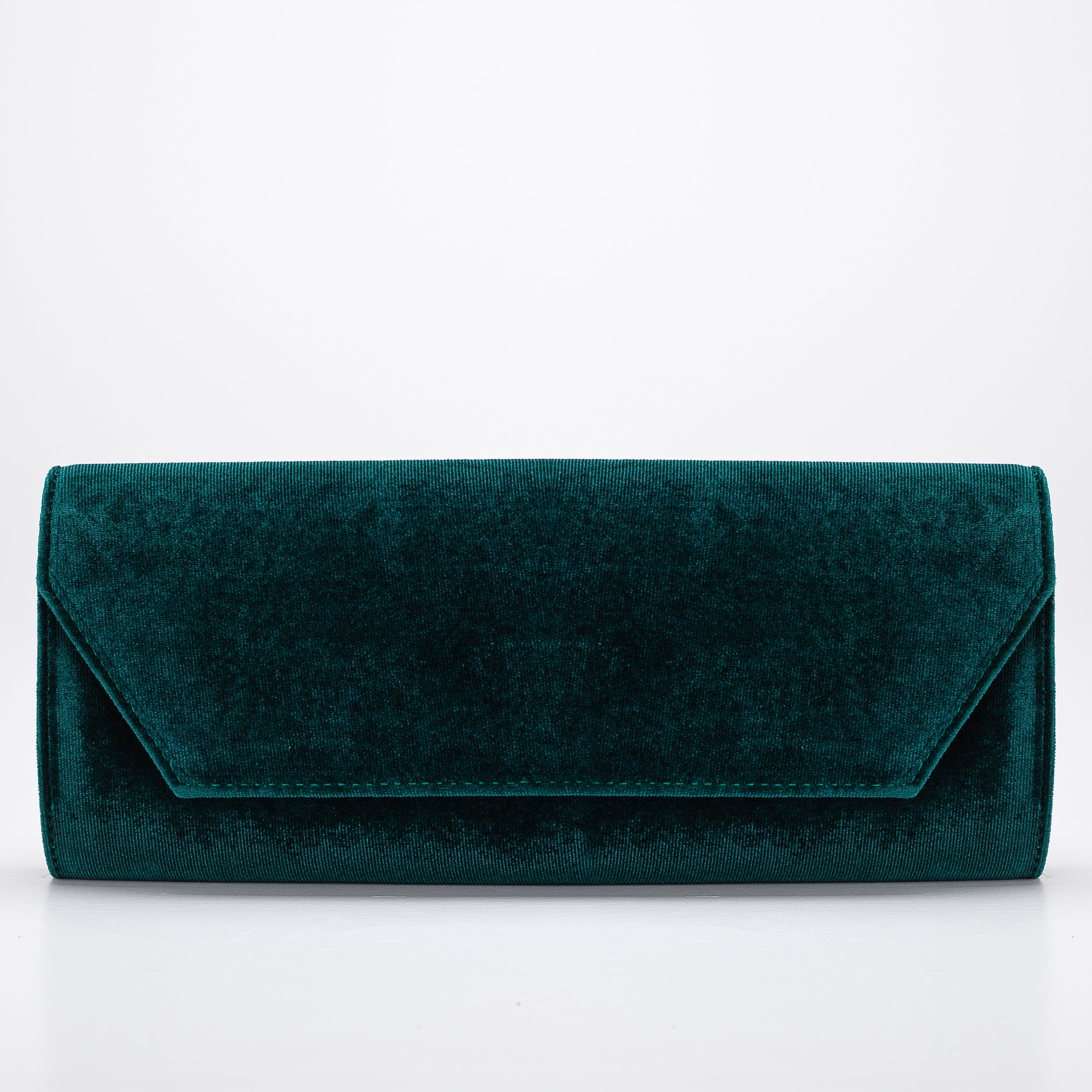 Green velvet clutch, Velvet clutch in green, Stylish green velvet purse, Chic green velvet clutch bag, Trendy green velvet handbag, Fashionable green velour clutch, Elegant green velvet evening bag, Luxurious green velvet purse, Designer green velvet clutch, Green velvet clutch for women.