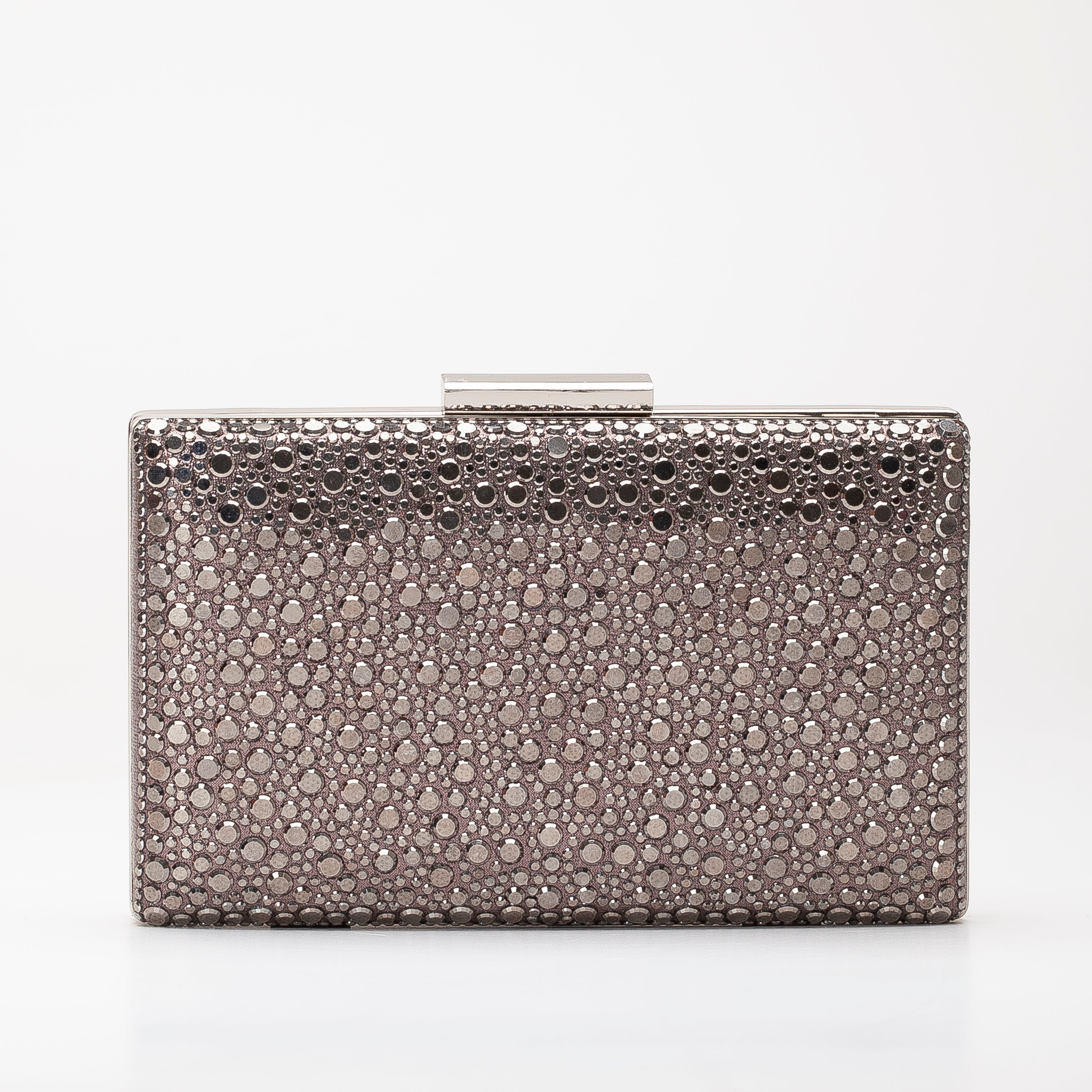 Clara - Gray Sequin Glitter Clutch