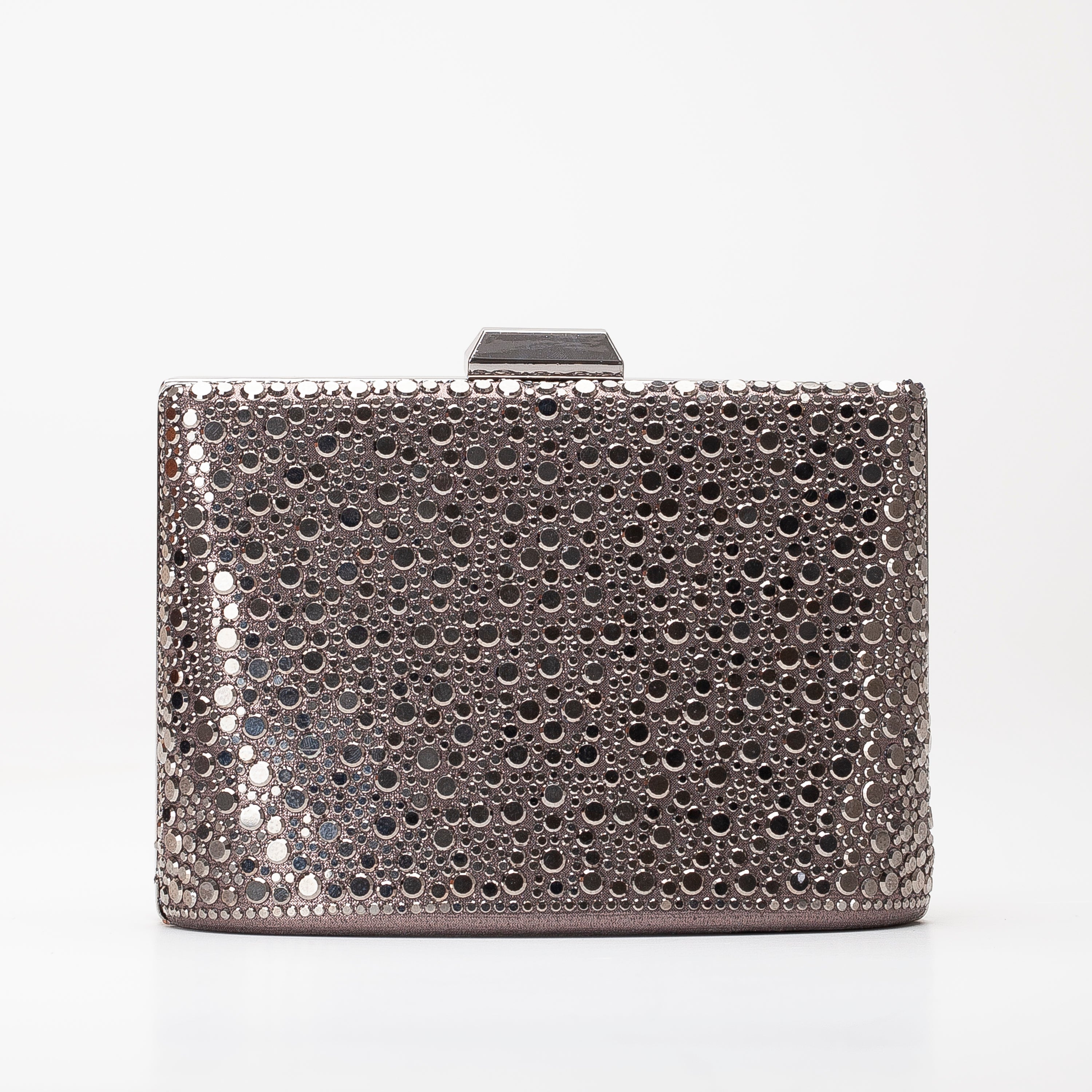 Alba - Gray Sequins Clutch