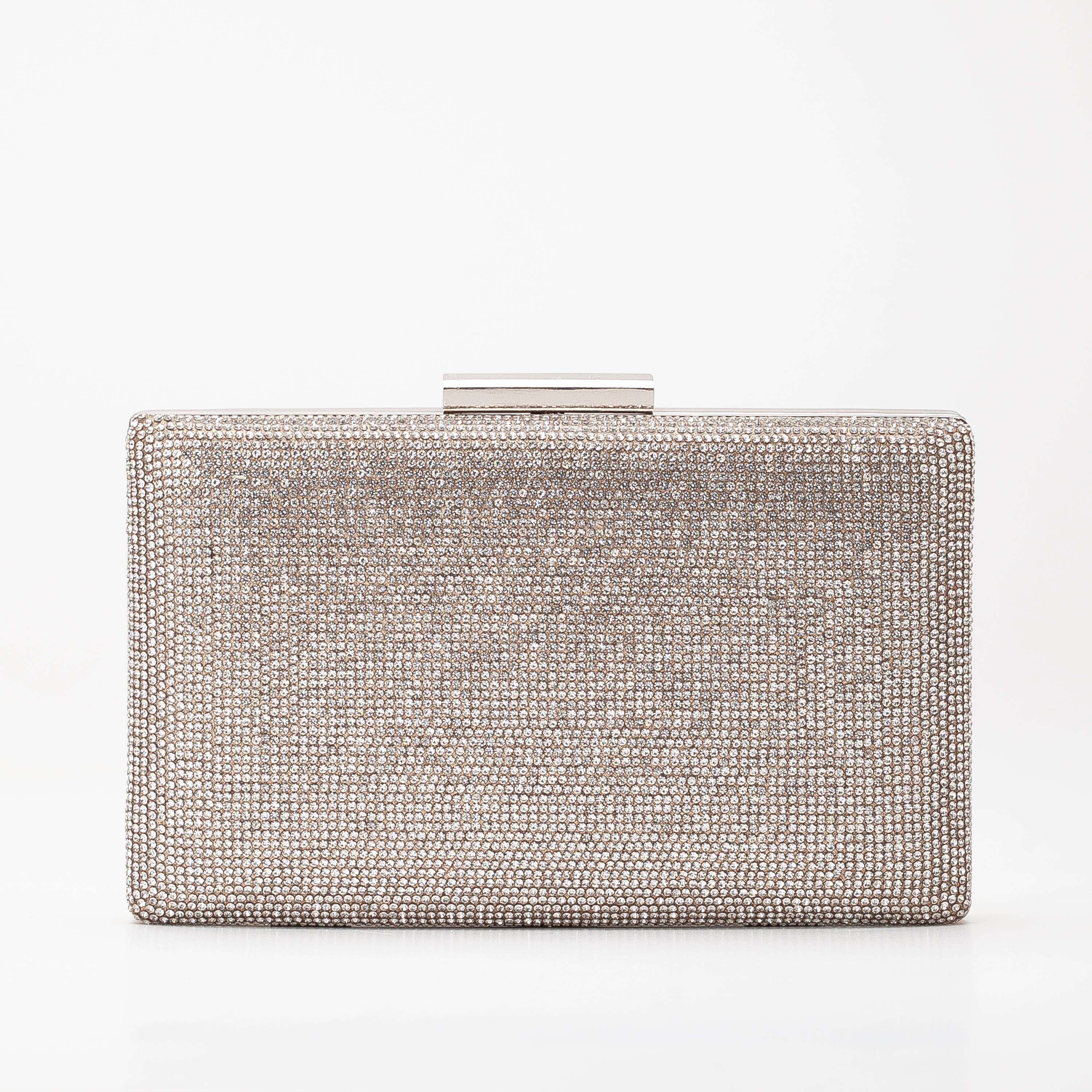 Clara - Grey Glitter Clutch