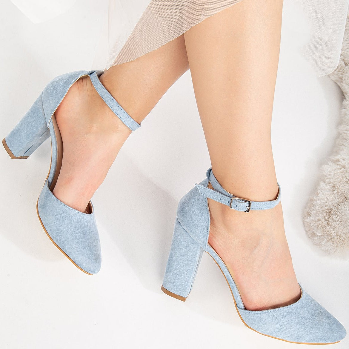 Baby blue suede high heels, High heels in baby blue suede, Baby blue suede pumps, Sky blue suede stilettos, Baby blue suede platform heels, Baby blue suede pointed-toe pumps, Baby blue suede heeled sandals, Baby blue suede court shoes, Baby blue suede slingback heels, Blue suede high heels.