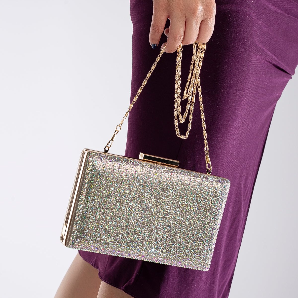 Clara - Sparkling Sequin Glitter Clutch