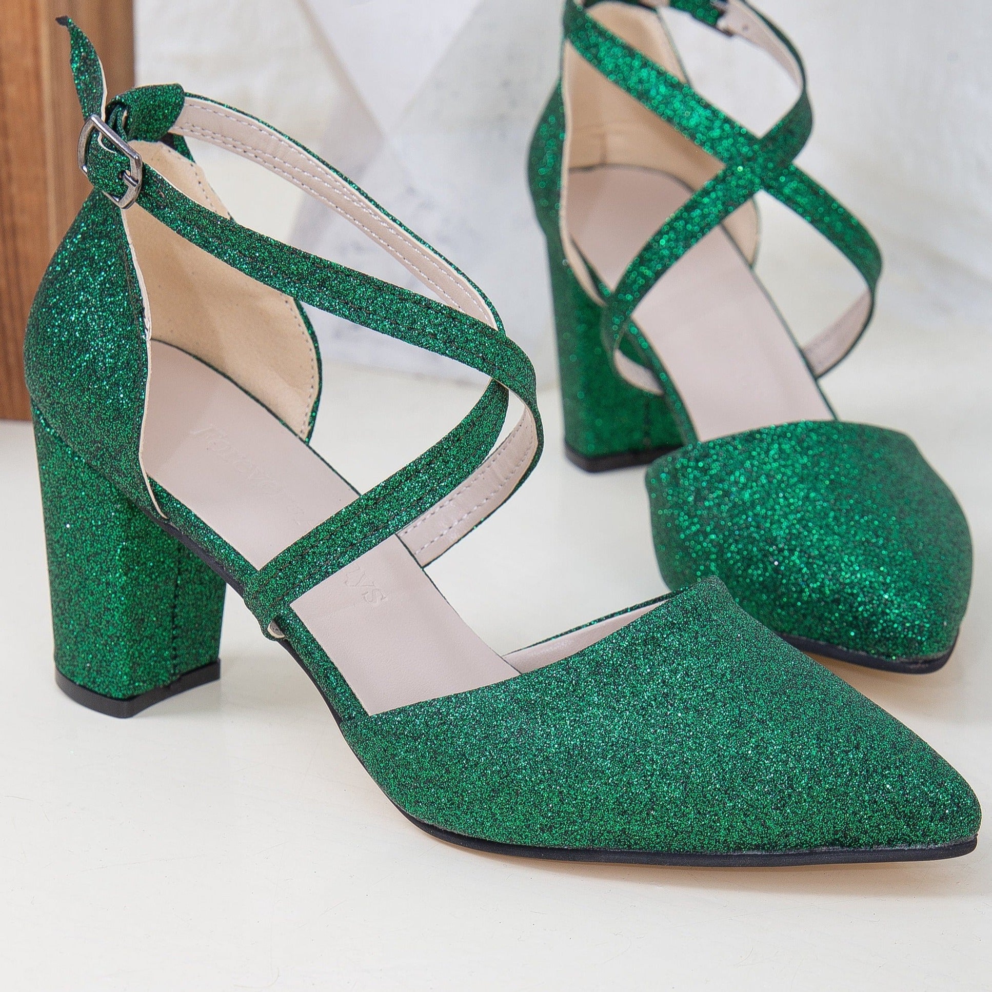 Green Glitter Heels, Wedding Shoes, Emerald Green Wedding Heels, Green Glitter Shoes, Sparkling Green Wedding Shoe, Green Glitter Bride Shoe