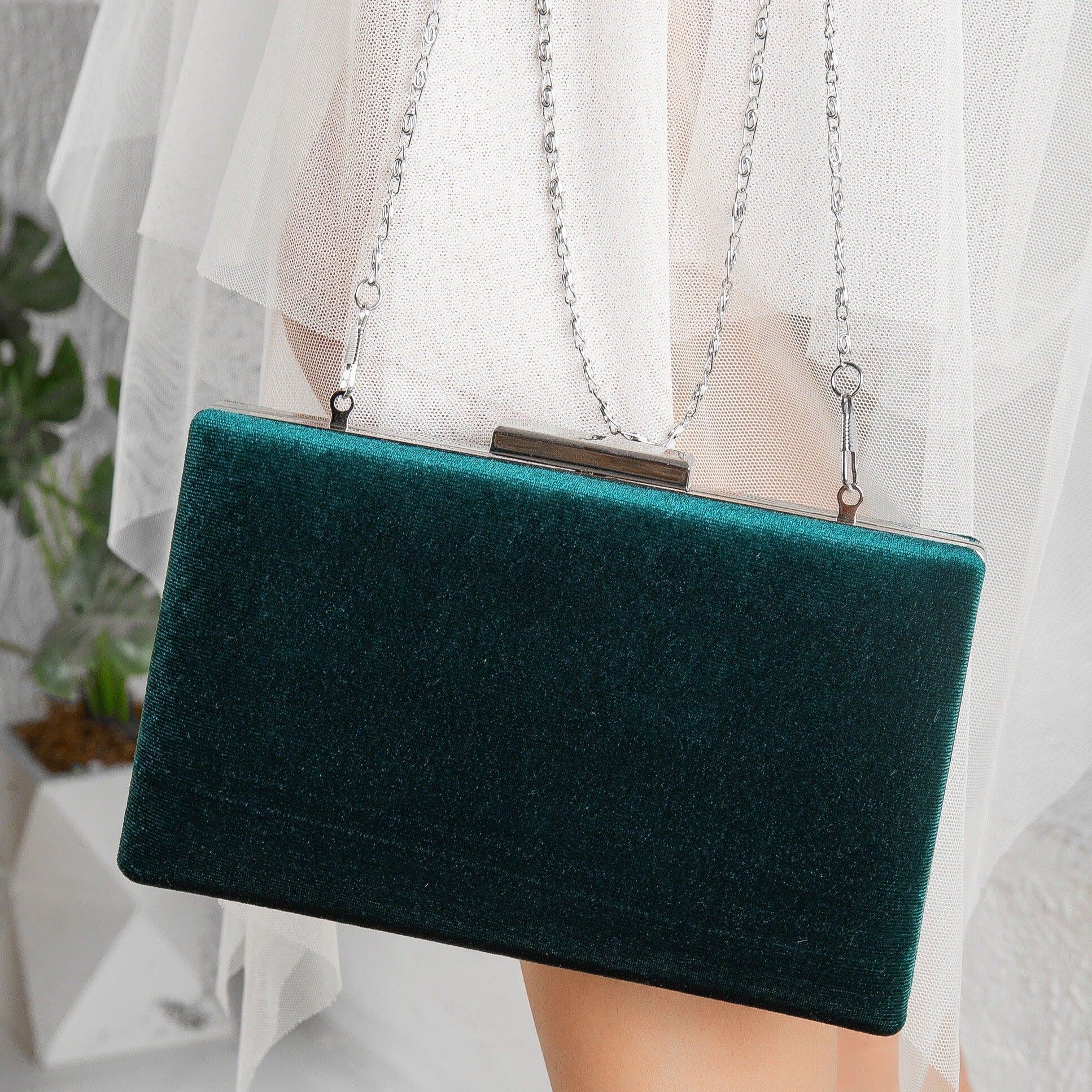 Green Velvet Clutch, Green Wedding Clutch, Green Velvet Purse, Green Clutch, Evening Purse, Evening Purse, Bridal Clutch, Wedding Clutch