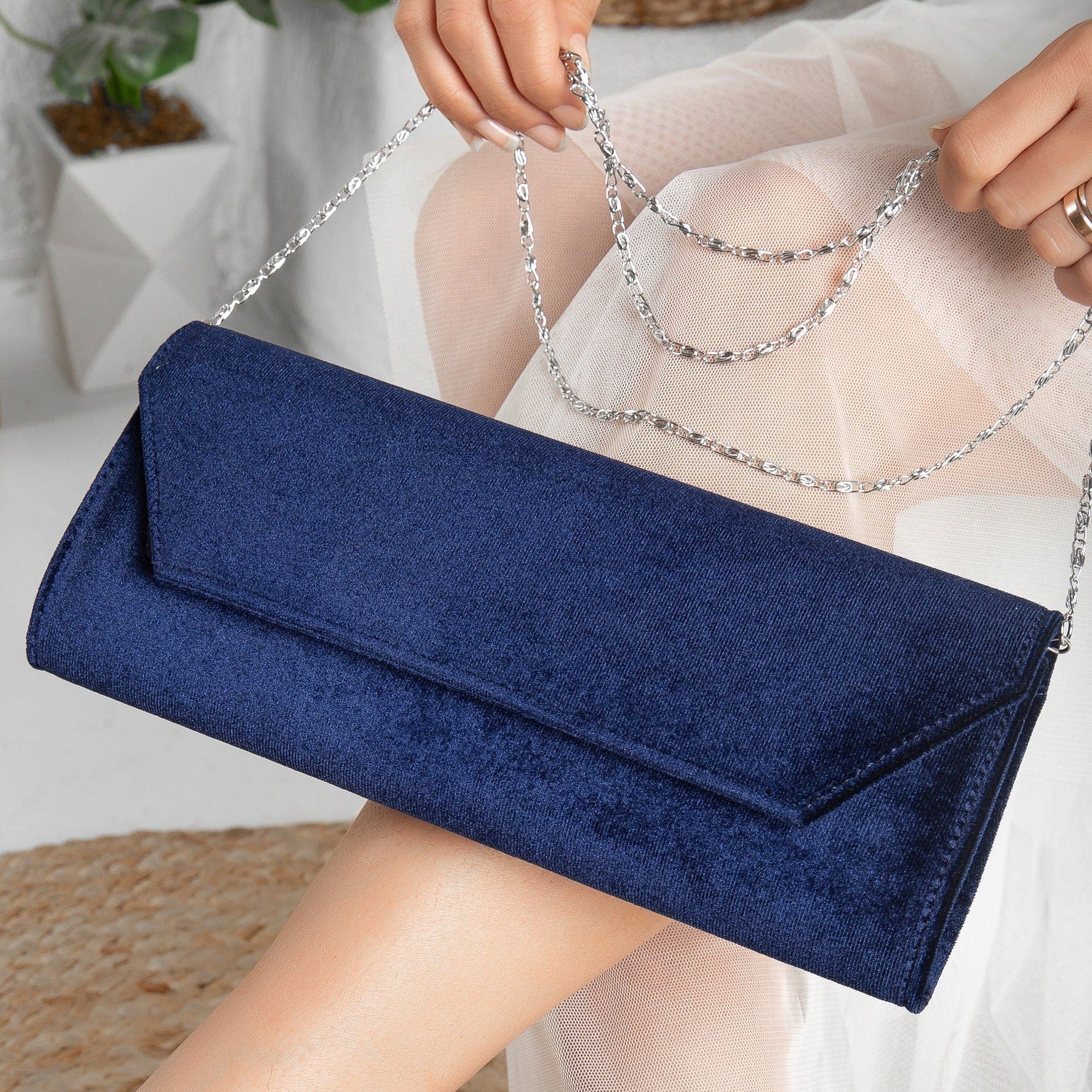 Blue Velvet Clutch, Dark Blue Bridal Clutch, Wedding Clutch, Blue Bridal Clutch, Something Blue, Blue Bride Clutch, Velvet Evening Clutch